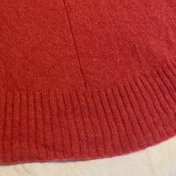 White + Warren Cashmere mockneck Sweater I Heathered Raspberry Pink Size S - Picture 7 of 14